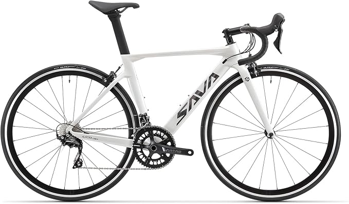 SAVADECK Carbon Road Bike, Windwar5 Carbon Fiber Frame 700C 25C Tire Racing Bicycle with Shimano 105 22 Speed Groupset Ultra-Light Bicycle for Men/Women