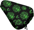 Adjustable Exercise Bike Seat Cover, Soft Cushion Indoor Outdoor Dust Resistant Protection