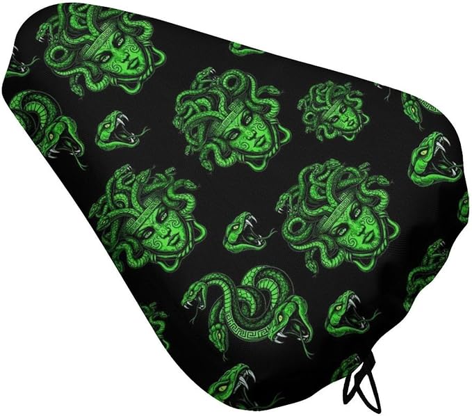 Adjustable Exercise Bike Seat Cover, Soft Cushion Indoor Outdoor Dust Resistant Protection