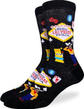 Good Luck Sock Novelty Crew Socks for Adults - For Men, Women and Teens