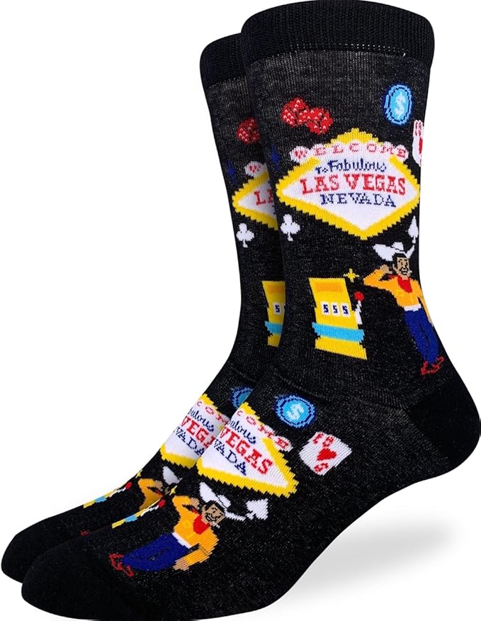 Good Luck Sock Novelty Crew Socks for Adults - For Men, Women and Teens