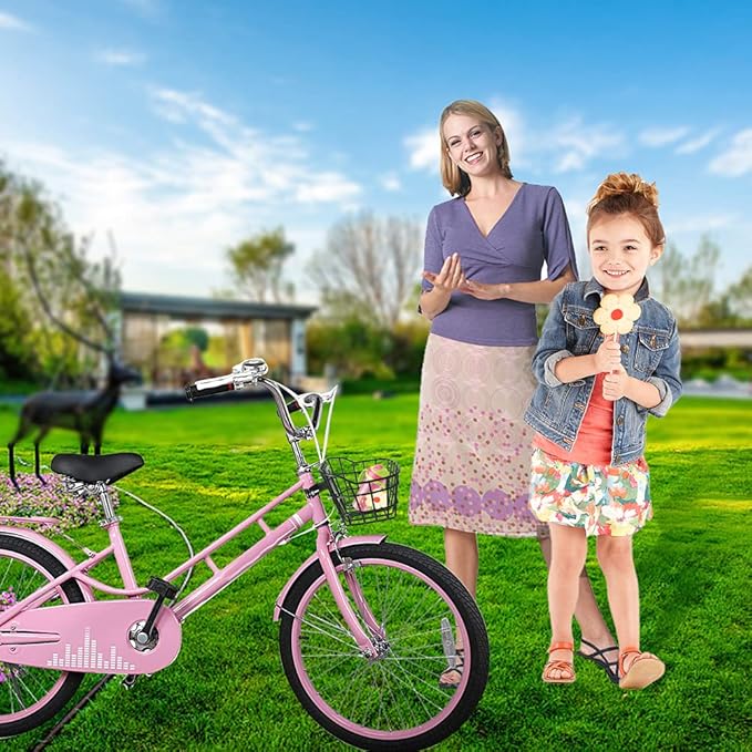 Bike Basket with a Fixed Holder,Kids Small Scooter Tricycle Accessories Kit with Bells Tools,Rust-Resistant Electric Bicycle Front Baskets Accessories for Women and Men