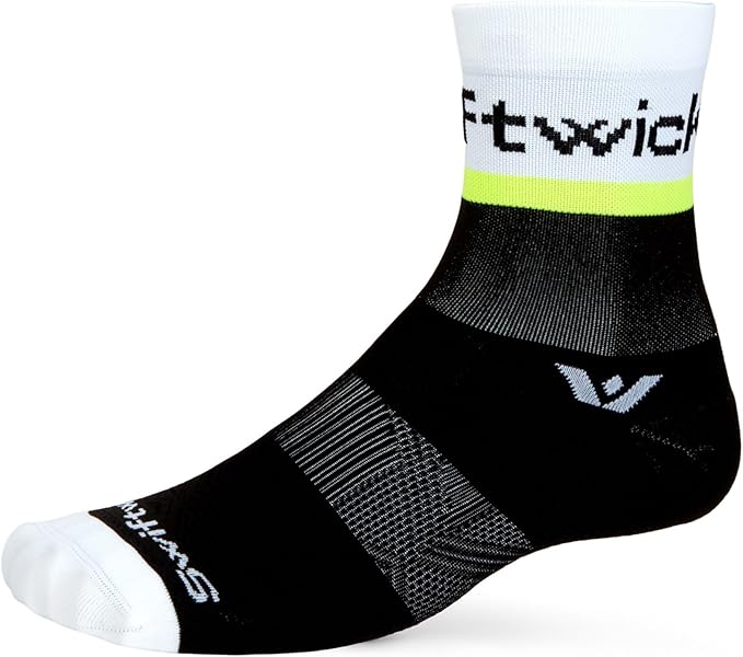 Swiftwick - ASPIRE Mid-Crew Cycling Socks, Maximum Breathability, Moisture Wicking