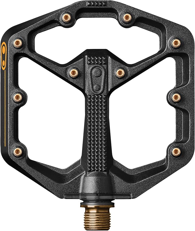 Crankbrothers Stamp Flat MTB Pedals - Size-Specific, Lightweight, Versatile, Durable Bike Pedals