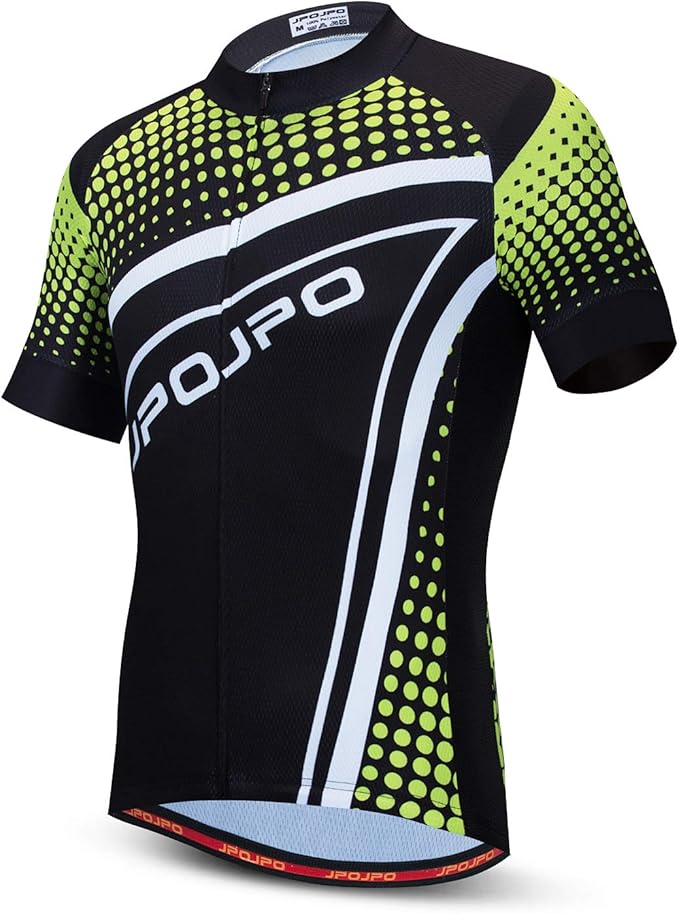 JPOJPO Men's Cycling Jersey Bike Shirt Short Sleeve MTB Summer Clothing Bicycle Tops Jacket S-3XL
