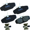 Bendix Premium SBC610 Ceramic Rear Brake Pads for Ford Sable 2001-1994, Taurus 2005-1993, Lincoln Continental 2002-1993, Mercury Sable 2005-1993
