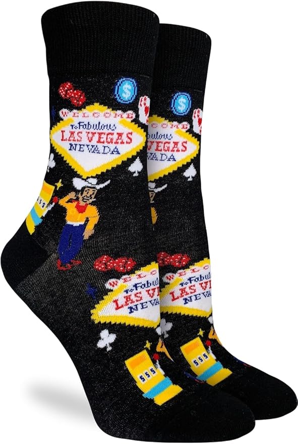 Good Luck Sock Novelty Crew Socks for Adults - For Men, Women and Teens