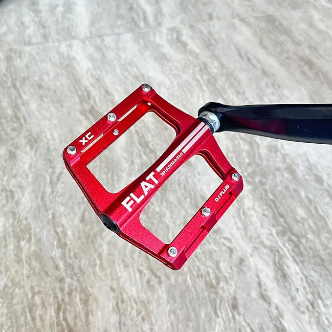 UPANBIKE Mountain Bike Bearing Pedals 9/16'' Spindle Aluminum Alloy Flat Platform for BMX MTB Road Bicycle