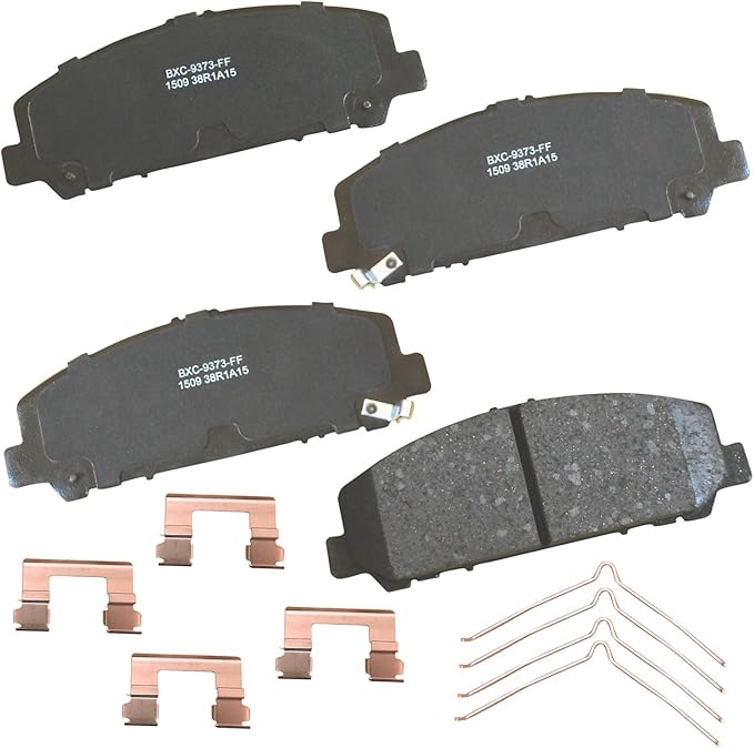 Bendix Premium SBC1509 Ceramic Front Brake Pads for INFINITI QX56 2013-2006, QX80 2024-2014, Nissan Armada 2015-2006, Armada 2022-2017, TITAN 2015-2007, TITAN 2019-2017, TITAN 2022-2021, TITAN 2024