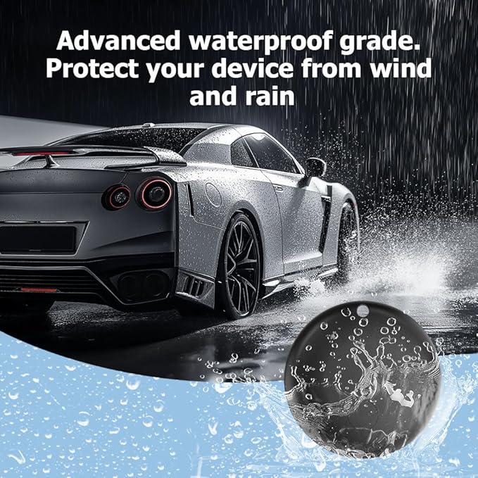 GPS Tracker for Vehicles Work with Built-in APP (Compatible with Android Device),Mini Car Tracker Tag With Magnet Global Coverage,Hidden Car Locator Device, No Monthly Fee or Subscription, No SIM Card