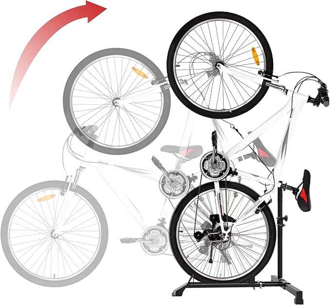 Bike Rack Garage & Vertical Bike Stand for Garage Storage,The Bicycle Stand Can Accommodate Bicycles With Shelves