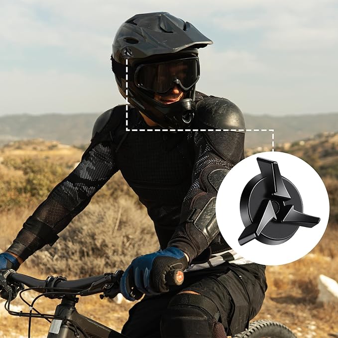 6 PCS Motorcycle Helmet Screws, Motorcycle Helmet Visor Screws with 6 PCS Clear Gasket, Helmets Accessories, Visor Screw Kit (Black)