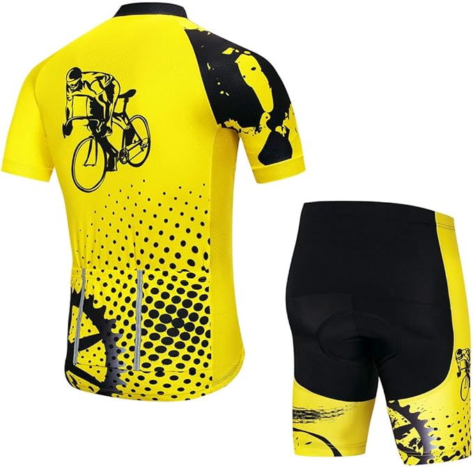 Sportswear Cycling Jerseys Short Sleeve Bike Clothing Bike top Men MTB Jersey Breathable Summer Black