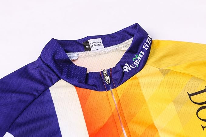 New Pro Full Zipper Men's Cycling Jersey Short Sleeve Riding Shirt USA