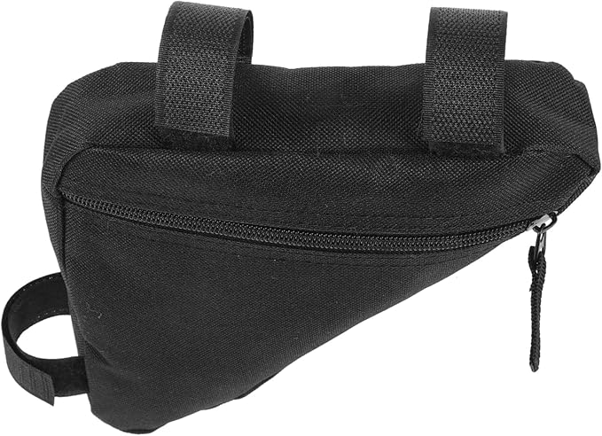 Bike Frame Bag for Mountain Biking Top Tube Storage Pouch for Essentials Compatible with Any Bicycle for Keys Money and Tools