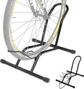 Bike Floor Stand,Bike Rack Floor Type，Bike Stand Holds 16”-29”Wheels,Bicycle Stand suitable for Apartments and Garages