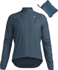 LAMEDA Cycling Jacket for Men Women Windbreaker Lightweight Packable Breathable Cycling Bike Jacket with Reflective Strips