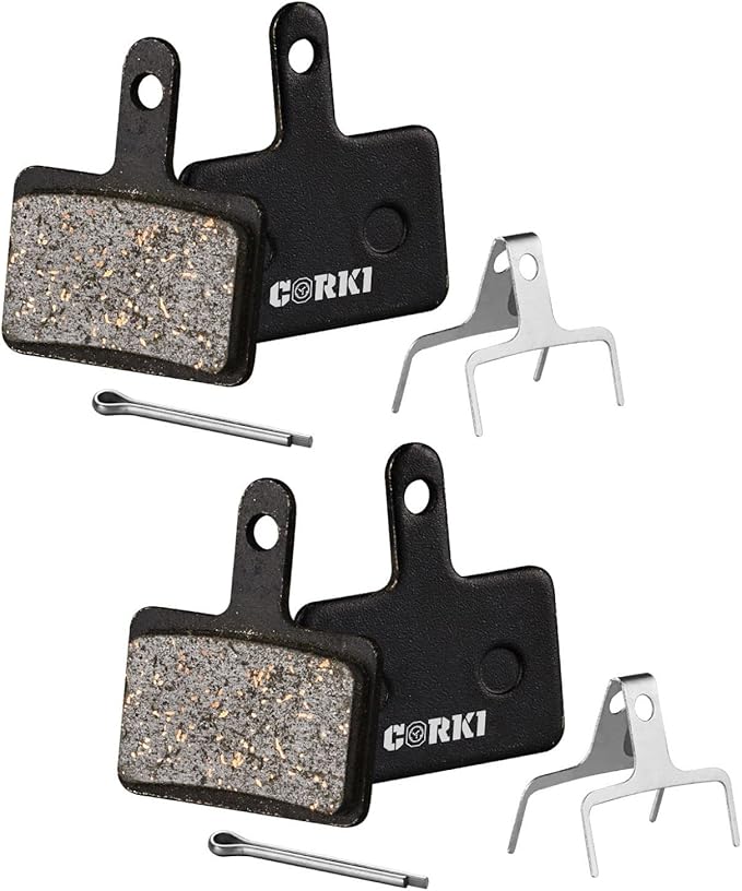 2 Pairs Brake Pads for TRP Tektro Shimano Deore Br-M575 M525 M515 T615 T675 M505 M495 M486 M485 M475 M465 M447 M446 M445 M416 M415 M395 M375 M315 M355 C601 C501(Resin,Semi-Metallic,Sintered Metal)