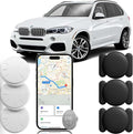 GPS Tracker for Vehicles, 3PCS Tracker Device for Vehicles No Subscription No Monthly Fee, Real-Time Car Tracker Device Hidden Work with Find My (iOS Only), Magnetic Vehicle Tracker for Kids Dogs