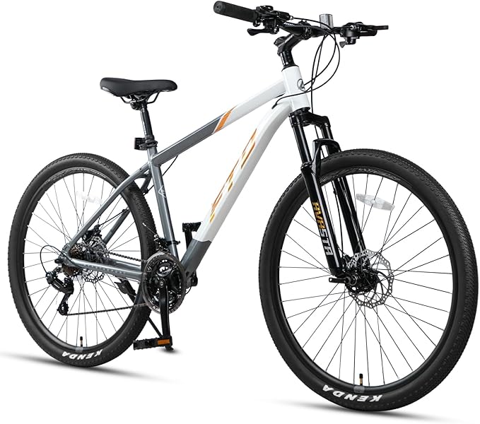 AVASTA Earth 26 27.5 inch Mountain Bike with 21-Speed, Aluminum Frame, Dual Disc Brake, Comfortable Saddle, Multiple Colors