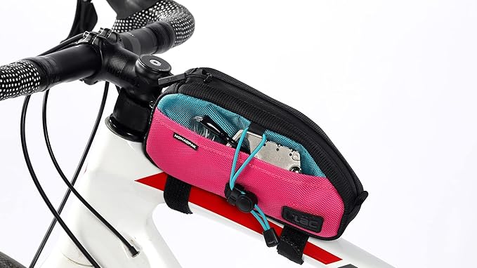 ULAC NOMADPAK: TREKKING Top Tube Bag (Navy-Orange, 1.2L)