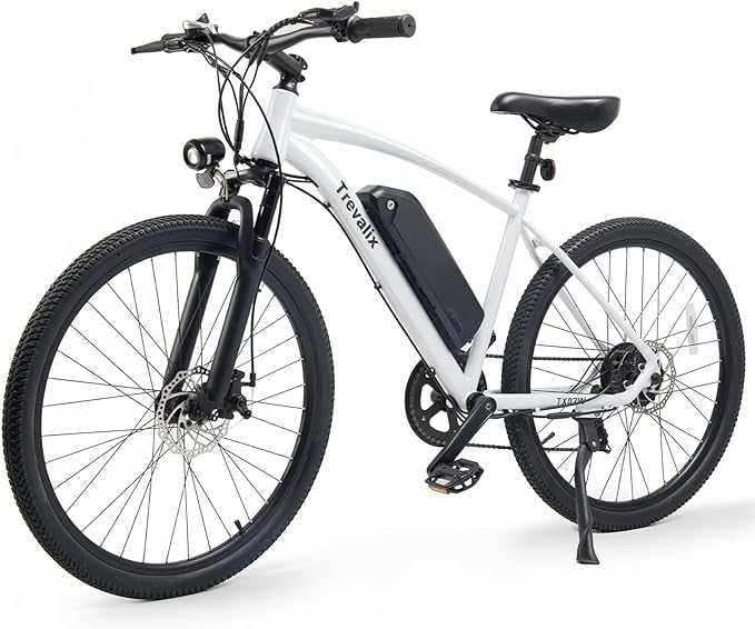 Electric Bike for Adults, 50/74 Miles 20 MPH Mountain EBike, Cadence/Torque Sensor with 500W Peak E Bike, 10.4/15.6Ah Removable Battery, 26“ Puncture-resistant Tires bike with Shimano 6-Speed