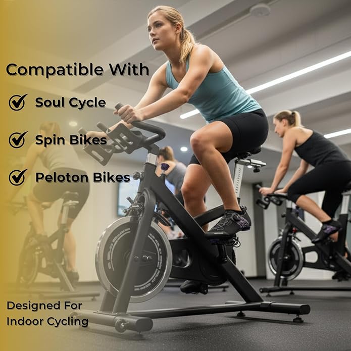 Tommaso Pista SPD & Peloton Shoes for Women—2 in 1—Fit for Peloton, Spin & Indoor Bikes—Install Your Own Delta or SPD Cleats Essential Bike Accessories for Cyclebar & Soulcycle