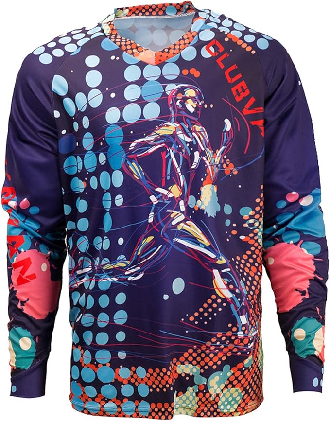 Men's Racing Shirts Summer Motocross Jersey Bicycle Sportswear MTB Jersey Long Sleeve Mountain Bike Clothes