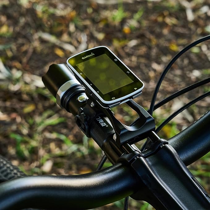 corki Bike Out Front Combo Computer Mount Adapter for Garmin Edge 130 200 500 510 520 810 820 1000 1030 (Simple Rainbow) Compatible with GM Wahoo Bryton Cateye Bike Mount