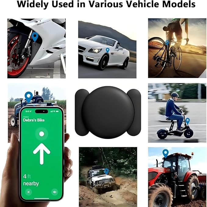Tracker for Elderly, Kids, Bikes & Motorcycles, Affordable GPS Locator, High-Precision Positioning, Easy to Use, Real-Time Tracking, Theft Protection, Location Monitoring. (2PCS)