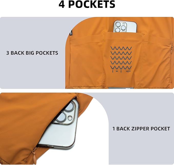 YKYWBIKE Cycling Jersey Men with Pockets Bike Jersey Short Sleeve Biking Shirts for Men Cycling Breathable MTB Biker Shirts
