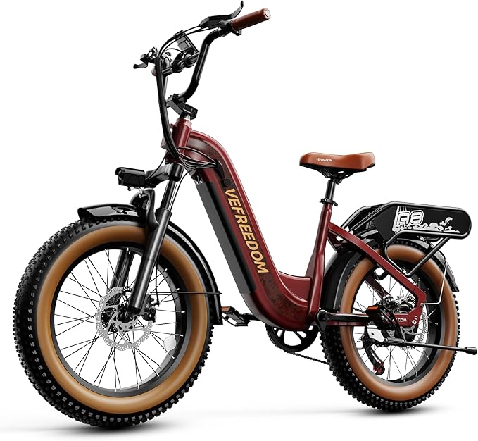 EUY Electric Bike for Adults with Peak 1500W Motor, 48V 20Ah Removable Battery Fast Ebike,Max 70Miles & 30MPH,20" x4.0 Fat Tire Commuting Electric Mountain Bike,7-Speed, Step-Thru Bicycle