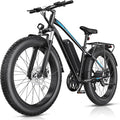 Electric Bike for Adults, 1000W Peak 25MPH 60Miles Ebike,48V 13AH Battery Electric Mountain Bike, 26" x 4'' Fat Tire Electric Bicycle with Rear Rack, Fenders, 7 Speed, UL 2849 Certified