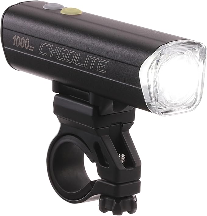 Cygolite Velocity 1600, 1200, 1000, 800 Lumen USB-C Bike Lights – Anodized Aluminum Alloy – 9 Light Modes – Fine Tunable Brightness - Compact, IP67 Waterproof – Hard Mount – Road & Mountain