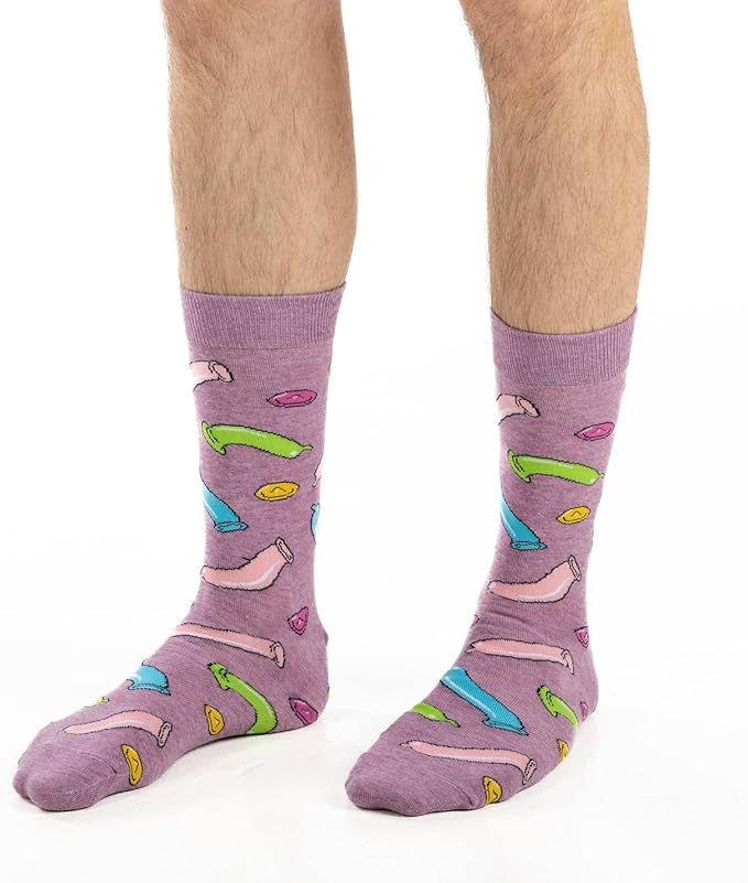 Good Luck Sock Novelty Crew Socks for Adults - For Men, Women and Teens