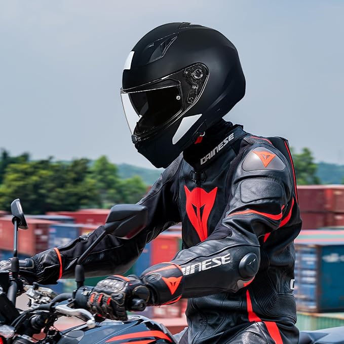 HJ-31 Shield Replacement, HJ-31 Visor Face Shield Compatible With I10/I70 Motorcycle Helmet Visor Accessories (Clear)