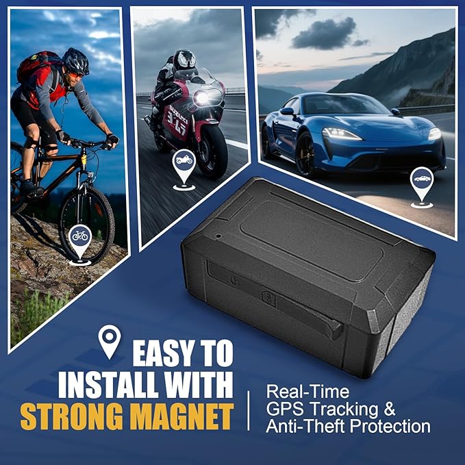 4G20 Mini GPS Tracker for Vehicles No Monthly Fee, Portable Real Time GPS Tracking Devices Hidden, 4G SIM and Data Included, Magnetic Location Tracker, Trip History, GeoFence, Speeding Alerts