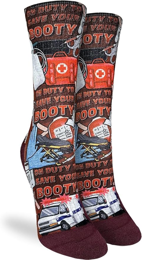 Good Luck Sock Novelty Crew Socks for Adults - For Men, Women and Teens