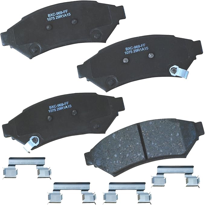 Bendix Premium SBC1075 Ceramic Front Brake Pads for Select Models Buick Allure, LaCrosse, Terraza, Chevrolet Uplander, Mobility Ventures MV-1, Pontiac Grand Prix, Montana, Saturn Relay, VPG MV-1