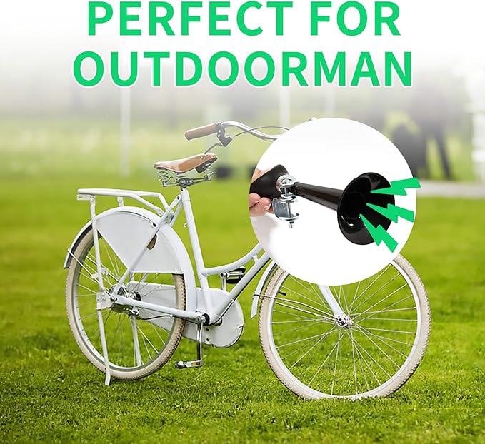 Bugle Horn Kids Bike Horn: Air Horn for Vehicles Bicycles Golf Cart Classic Vintage Aluminum Alloy Bike Horn