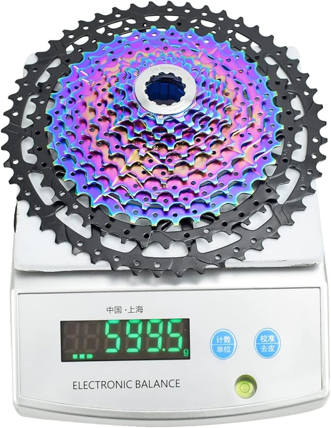 VG SPORTS 8/9/10/11/12 Speed Ultra-Light Bike Cassette for Mountain Bike 11-40T/11-42T/11-46T/11-50T/11-52T MTB Cassette Lightweight Aluminum Bracket Cassette