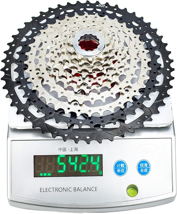VG SPORTS 8/9/10/11/12 Speed Ultra-Light Bike Cassette for Mountain Bike 11-40T/11-42T/11-46T/11-50T/11-52T MTB Cassette Lightweight Aluminum Bracket Cassette