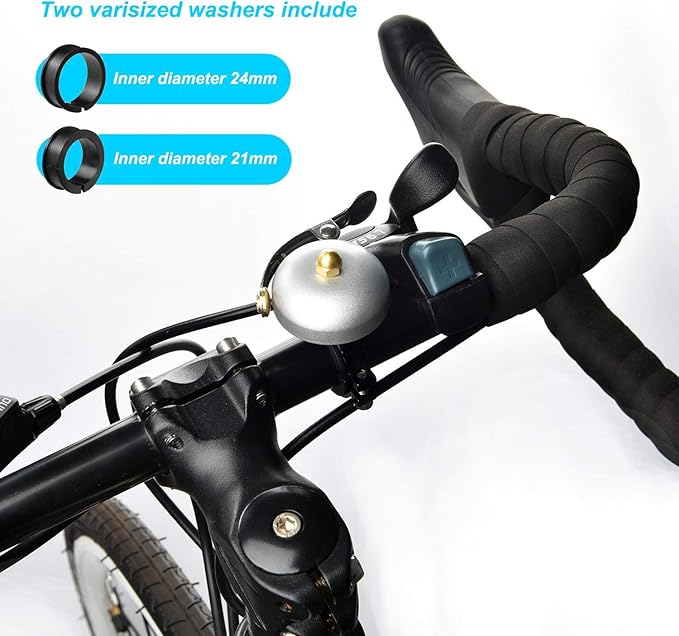Bike Bell Brass Mini, Clearer Louder Longer Sustained Purer Tone