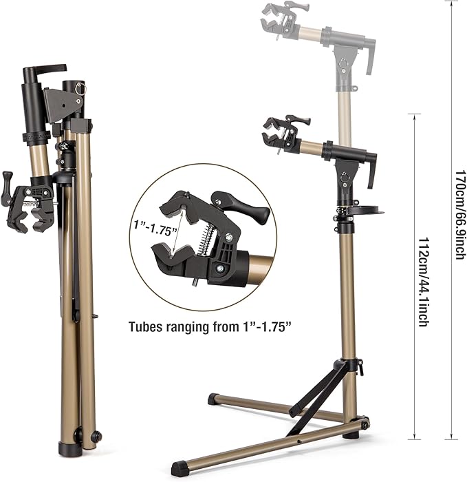 E Bike Repair Stand (Max 88lbs) - Bicycle Stand Rack for Workstand Maintenance - Ebike Work Stand Bicycle Shop Home Mechanics for Road and Mountain Bikes