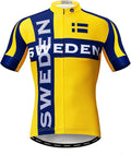 Men's Cycling Jerseys Tops Biking Shirts Short Sleeve Full Zipper Bike Clothing