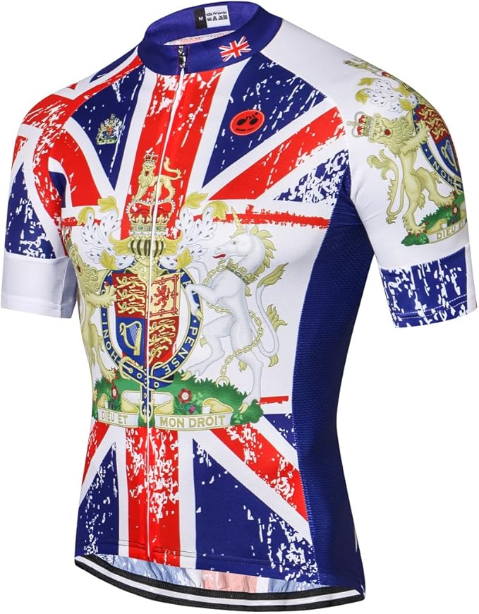 New Pro Full Zipper Men's Cycling Jersey Short Sleeve Riding Shirt USA