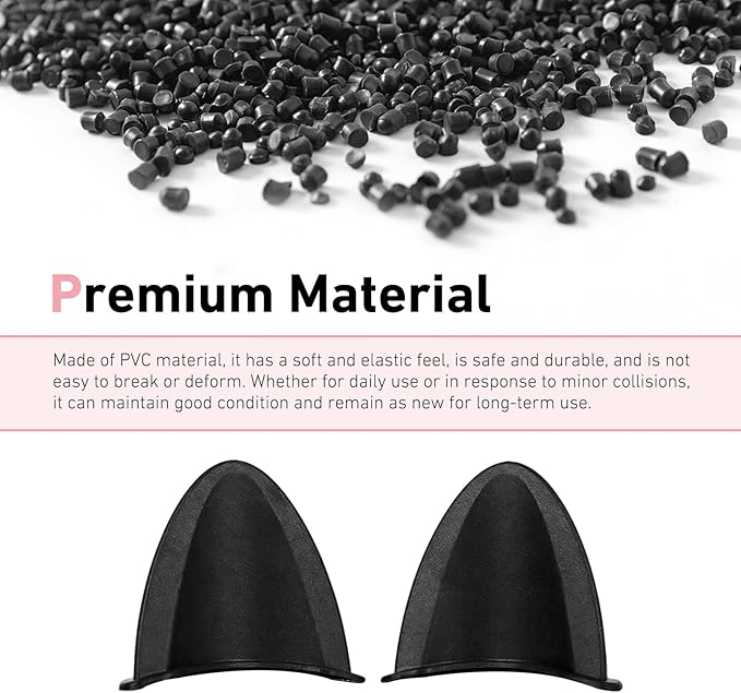 2 PCS Cute Cat Ear Motorcycle Helmet Decoration, Self-Adhesive Wear-Resistant Automotive Helmet Ornament Accessory, Universal for Most Motorcycle Scooter Helmets