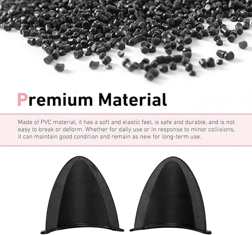 2 PCS Cute Cat Ear Motorcycle Helmet Decoration, Self-Adhesive Wear-Resistant Automotive Helmet Ornament Accessory, Universal for Most Motorcycle Scooter Helmets