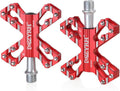 ThinkTop 3 Bearing Ultralight MTB BMX Road Mountain Bike Pedals Platform Flat Aluminum Sealed Ever Lubricate Bearing Axle 9/16 Inch