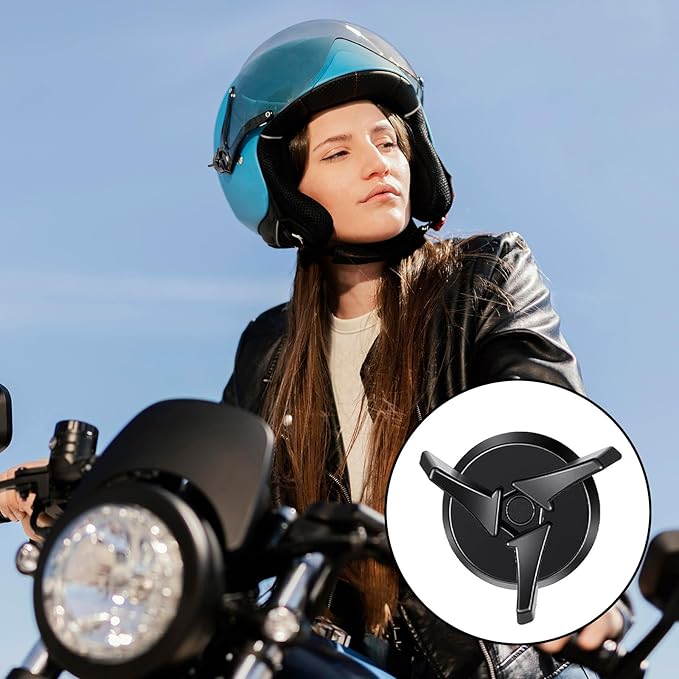 8Pcs Black Dirt Bike Helmet Visor Screws, Corrosion Resistant Replacement Hardware Kit with Rubber Washers, for Dirt Bike Helmet Visor Fixing, Essential Motorcycle Accessories